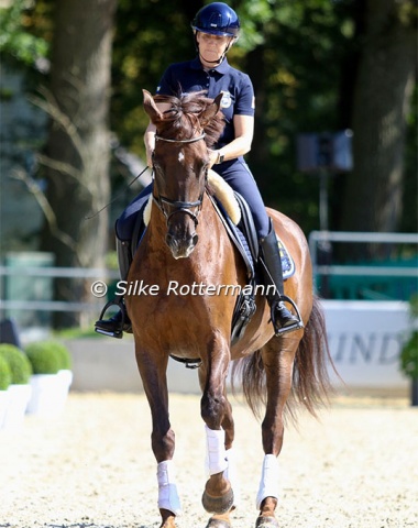 A horse living up to her name: Swedish bred Fabulous Fidelie (by Floricello x Don Romantic) and Lena Malmström from Sweden.