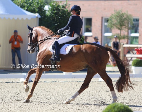 Title defenders Sanne Voets and her still fabulous Demantur RS2 N.O.P. took the individual silver this time