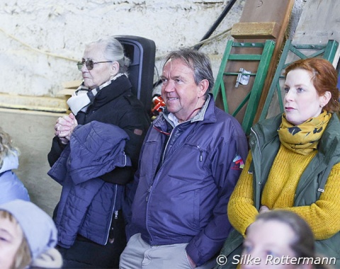 Uta Gräf’s husband Stefan Schneider with Dr. Jutta Chirita (left)