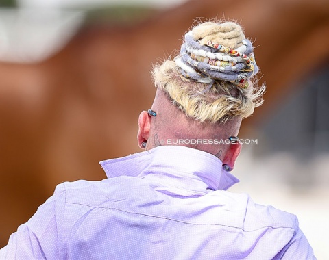 Striking updo