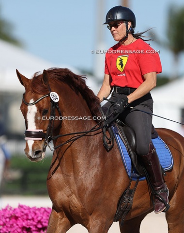 Ferrari T-shirt on: Susan Dutt-Roth on Hulk Hogan