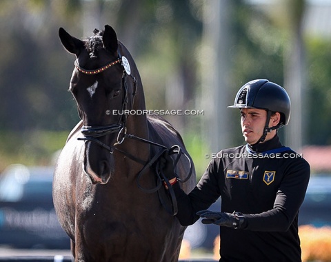 Pablo "Pau" Gomez Molina with Yeguada de Ymas' Hanoverian bred Servus