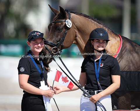 Strike a pose: Rakeya Moussa with Belgian bred Davidoff van het Trichelhof