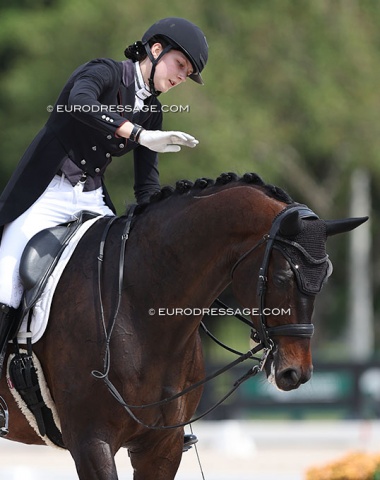 Swiss Estelle Schurink on Quater Lion (by Quaterhall x Hotline)