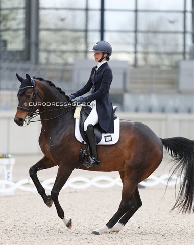 Caroline Godin on Querida de Hus (by Quaterback x Furst Heinrich)