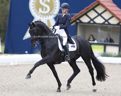 Floor van Kempen on Geronimo, one of three Bordeaux offspring in the 5* Grand Prix