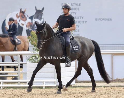 Multiple Paralympian from France, José Letartre and Hamilton (by Hochadel x Frenchman).