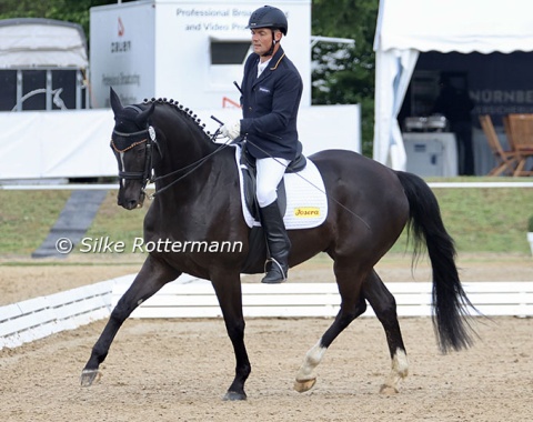 Steffen Zeibig and the now 11-year-old Trakehner gelding Patamon (by Windsor x Enim Pascha)
