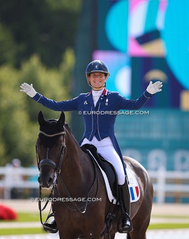 One French rider in the Kur Finals: Pauline Basquin on Sertorius de Rima Z