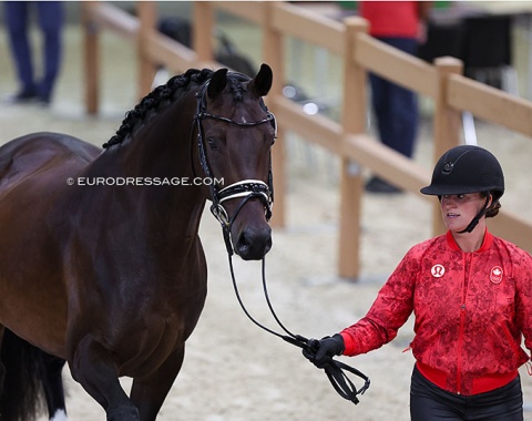 Canada's Beatrice Boucher with On Fire