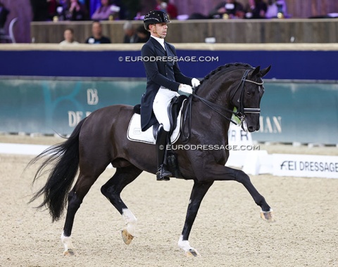 Hans Peter Minderhoud on the Hanoverian bred Taminiau (by Toto Jr x Sandro Hit)