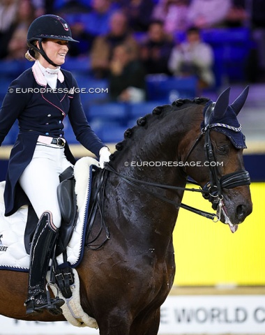 Dinja van Liere and her "monkey" Hermes