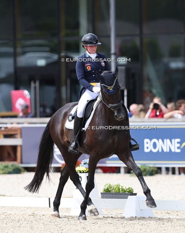 Sweden's Olga Fischer on the Danish bred Grevens Sa Va (by Soprano x Romancier)