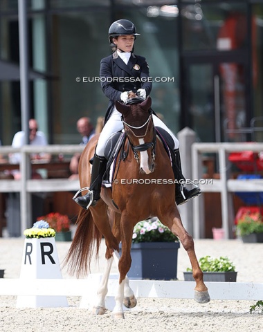 Norway's Mira Antonsen Hjelle on Atterupgaards Dora (by Belissimo x Jazz)