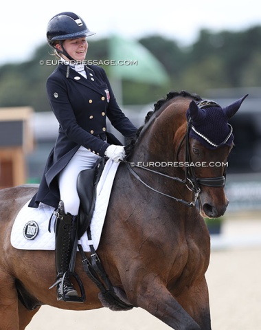 Luxembourg's Lena Wolf on Sundancer (by Sungold x Wolkentanz II)