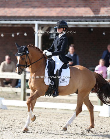 Belgian Ella-June Briers on pony Der Kleine Prinz