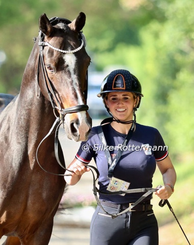 Melissa Janssen from The Netherlands presented her oldie, but goldie Dreamy Boy, who easily denied his 19 years of age.