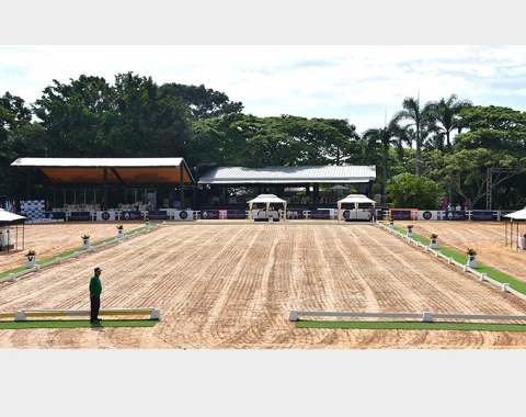 The show ring at the CDI Cali