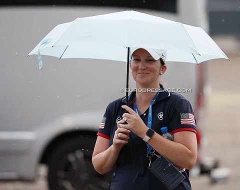 U.S. Technical dressage director Laura Roberts