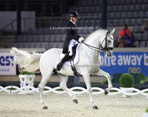 Danish born Luxembourg rider Fie Skarsoe on Imperados dos Cedros