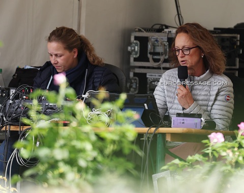 The lady on the right is the "Voice of Aachen". That soft female voice you hear announcing in the stadium. She's now in Kronberg