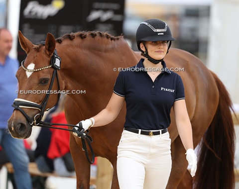 German young rider Lana-Pinou Baumgürtel with Emma