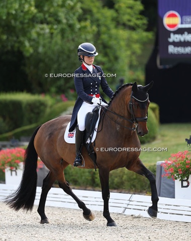 India Durmann-Mills' Escade has developed tremendously and really looks like a high performance athlete, but his Jazz parentage spoiled the party as he was spooky on the short side