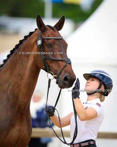Britain's India Durman-Mills with Escade