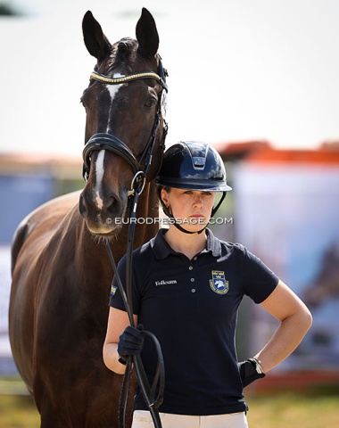 Sweden's Siri Ehrnrooth with Moegelbjergs Romeo