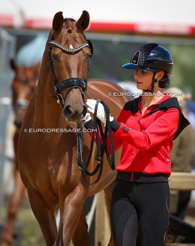 Belgium's Liezel Everars, who won silver at the 2023 European Pony Championships, premiered new YR mount Venere this year