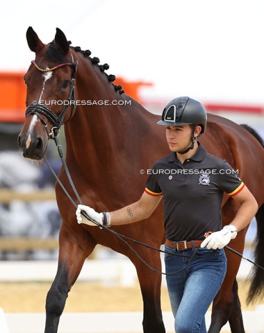 Spain's Pablo Garcia Cobos with Let It Go T. They train with Juan Antonio Jimenez