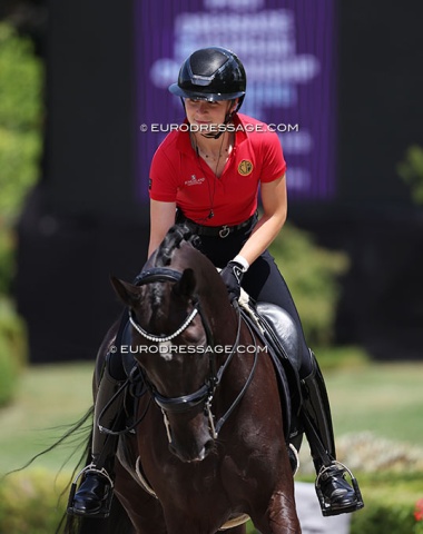 Belgium's Sophie Jamar on San Rico