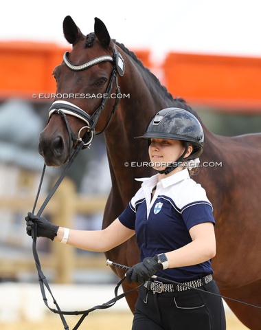 Finland's Anniina Kolu with Ghana