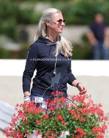 Austrian Olympian Victoria Max-Theurer is coaching Felicitas Simoncic