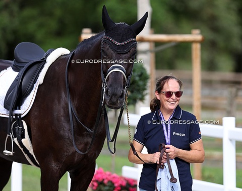 Groom Steffi Wiegard with Wendy