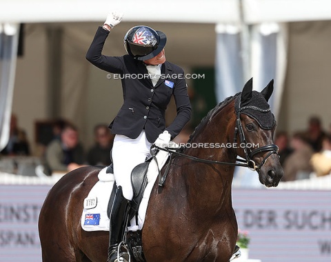 Alexandra Vodermair thrilled with her ride on Exact