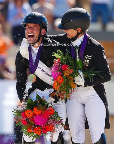 Verboomen and Werth crack a laugh