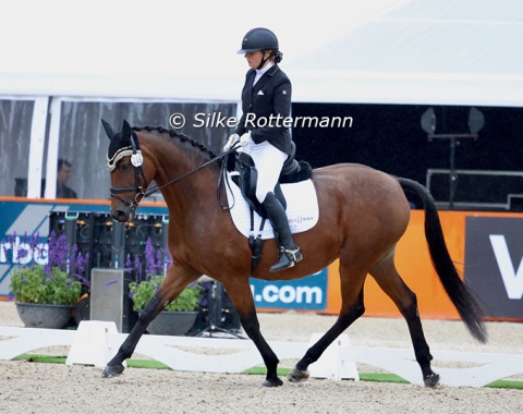 Czech Marcela Lochovska and the Czechian warmblood mare Viola