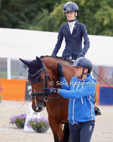 Alessandro Benedetti showing Mariebelle the way 