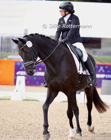 Julia Sciancalepore from Austria had the ride of her life in the individual competition with Heinrich