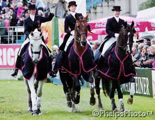 The German team winning the 2000 CDIO Aachen Nations' Cup :: Photo © Mary Phelps
