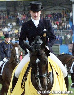 Isabell Werth and Antony FRH in the grand stadium at Aachen :: Photo © Dirk Caremans