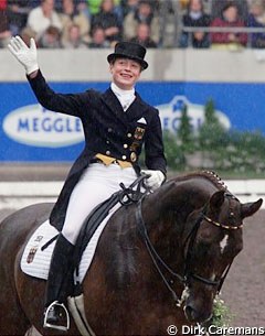 Isabell Werth and Gigolo FRH Win the Kur at the 2000 CDIO Aachen :: Photo © Dirk Caremans
