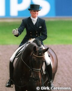 Lisa Wilcox and Rohdiamant at the 2000 CDIO Aachen :: Photo © Dirk Caremans
