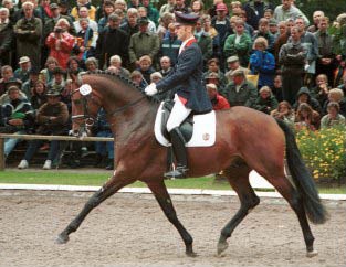 Michael Farwick on Laurentianer at the 2000 Bundeschampionate