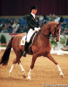 Stefan van Ingelgem and Remy Martin at the 2000 CDI-W 's Hertogenbosch :: Photo © Dirk Caremans