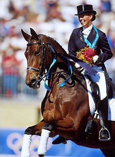 Anky van Grunsven and Bonfire win the 2000 Olympic Games :: Photo © Arnd Bronkhorst