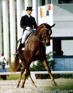 Robert Dover and Everest at the 2000 Palm Beach Dressage Derby :: Photo © Mary Phelps