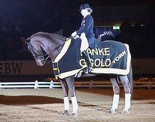 Gigolo FRH is officially retired from competition. He got a special cooler stating "Thank You Gigolo"