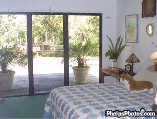 My bedroom at Mary Phelps' house in Deleon Springs, FL